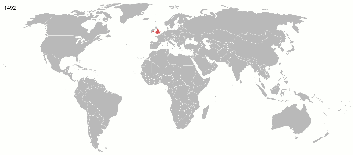 The British Empire – Map of The World