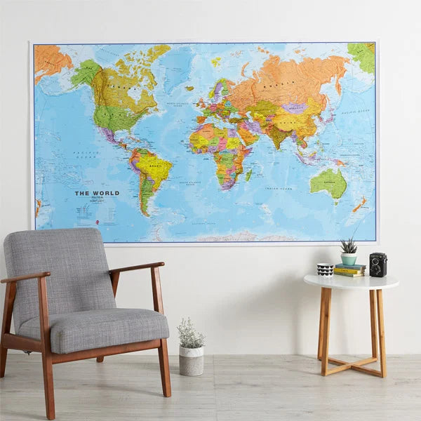 Large World Map Styles you cannot do without in Spring and Summer