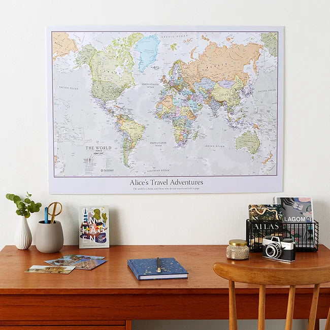 Sort your Father’s Day shopping with a personalised map gift!