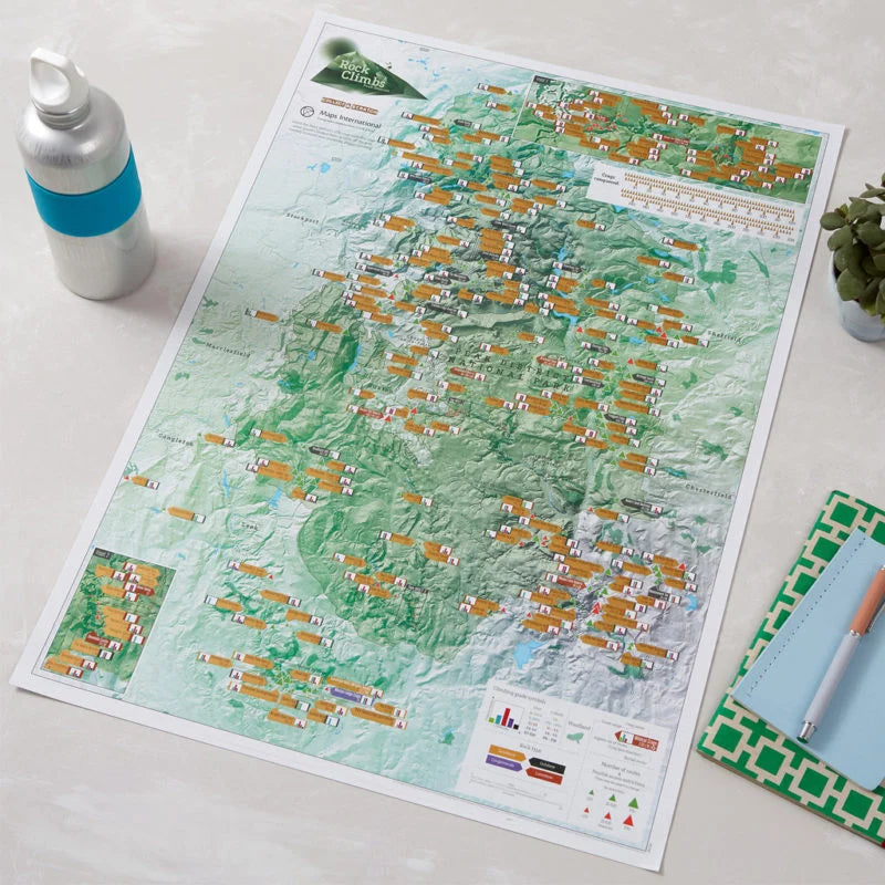 Introducing our ALL NEW Scratch Off Peak District Rock Climbs!