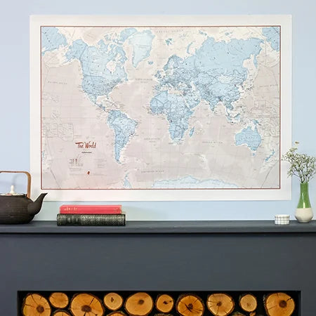 Wall Maps that make perfect gifts this Christmas