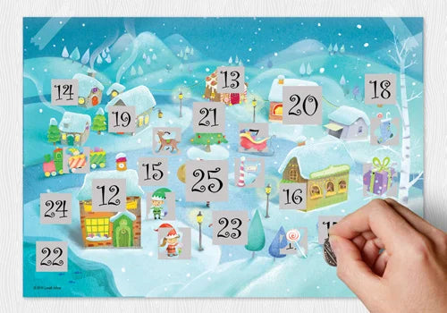 Countdown to Christmas with the kids this year with our new Scratch North Pole Advent Calendar