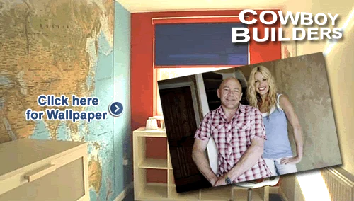 Wallpaper World Map featured on Cowboy Builders