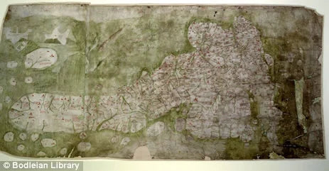 Oldest map of Britain is now Interactive: Gough Map