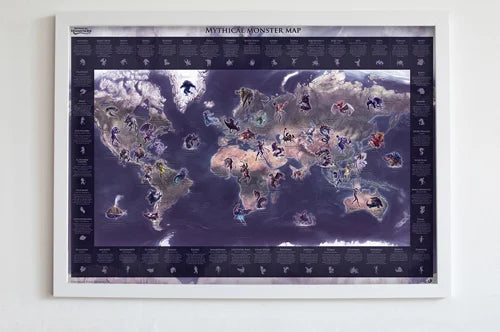 Look at our NEW Mythical Monster Map!