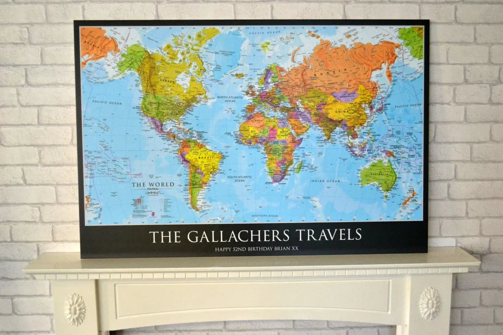 Create your own Personalised World Map