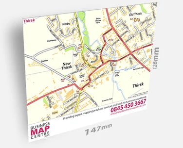 Postcard Sized Street Maps Now Available!