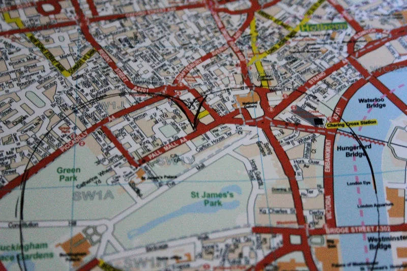 Making your own map home decor – Carto Hearts!