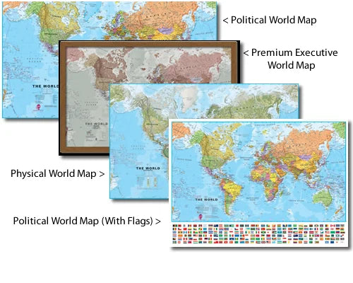 Officially The UK’s Best Selling World Map