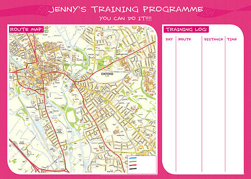 Personalised Running Route Map - Maps International Blog