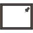 Pinboard & Framed Dark Oak