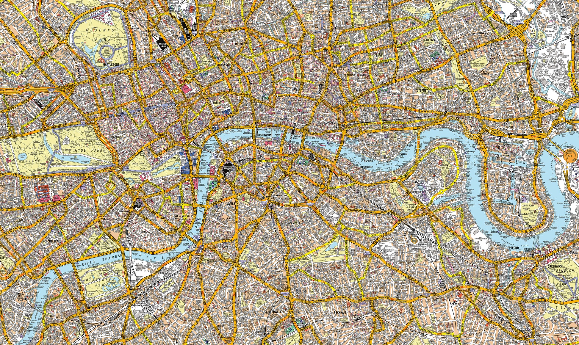 AZ01378_H_CANRL - A-Z Canvas London Street Map