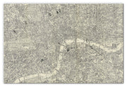 AZ01399_L_CANVA - A-Z Historical Canvas Map Central London