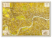 AZ01403_S_CANVA - A-Z Pictorial Canvas Map Central London 1938