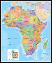 CT00014_H_LBDBL - Africa Wall Map Political