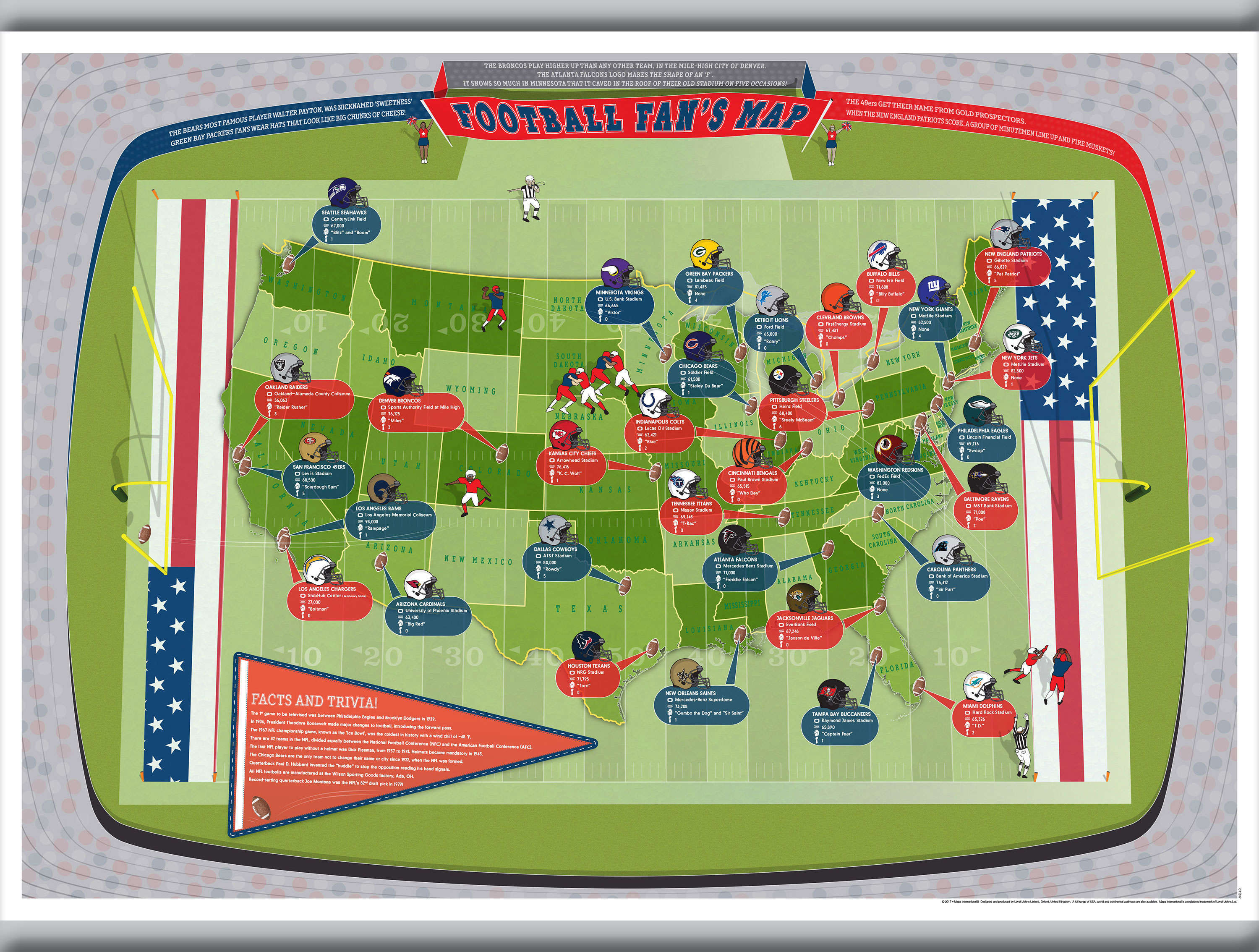 CM01617_M_CANHB - American Football Stadiums Map