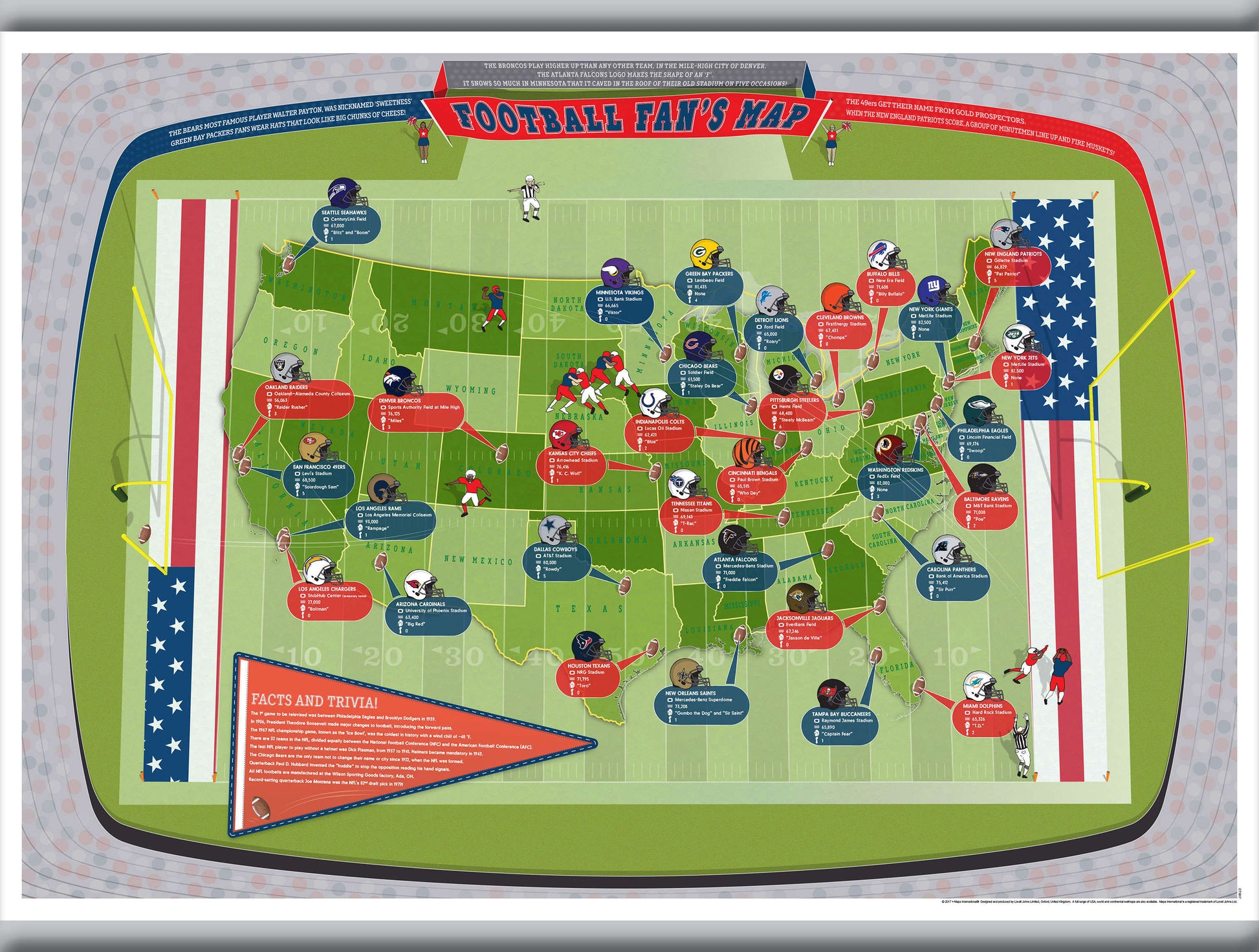 CM01617_M_LAMHB - American Football Stadiums Map