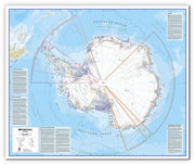CT00015_L_CANVA - Antarctica Wall Map Political