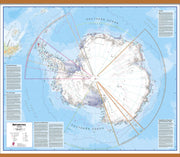 CT00015_L_LWDHB - Antarctica Wall Map Political