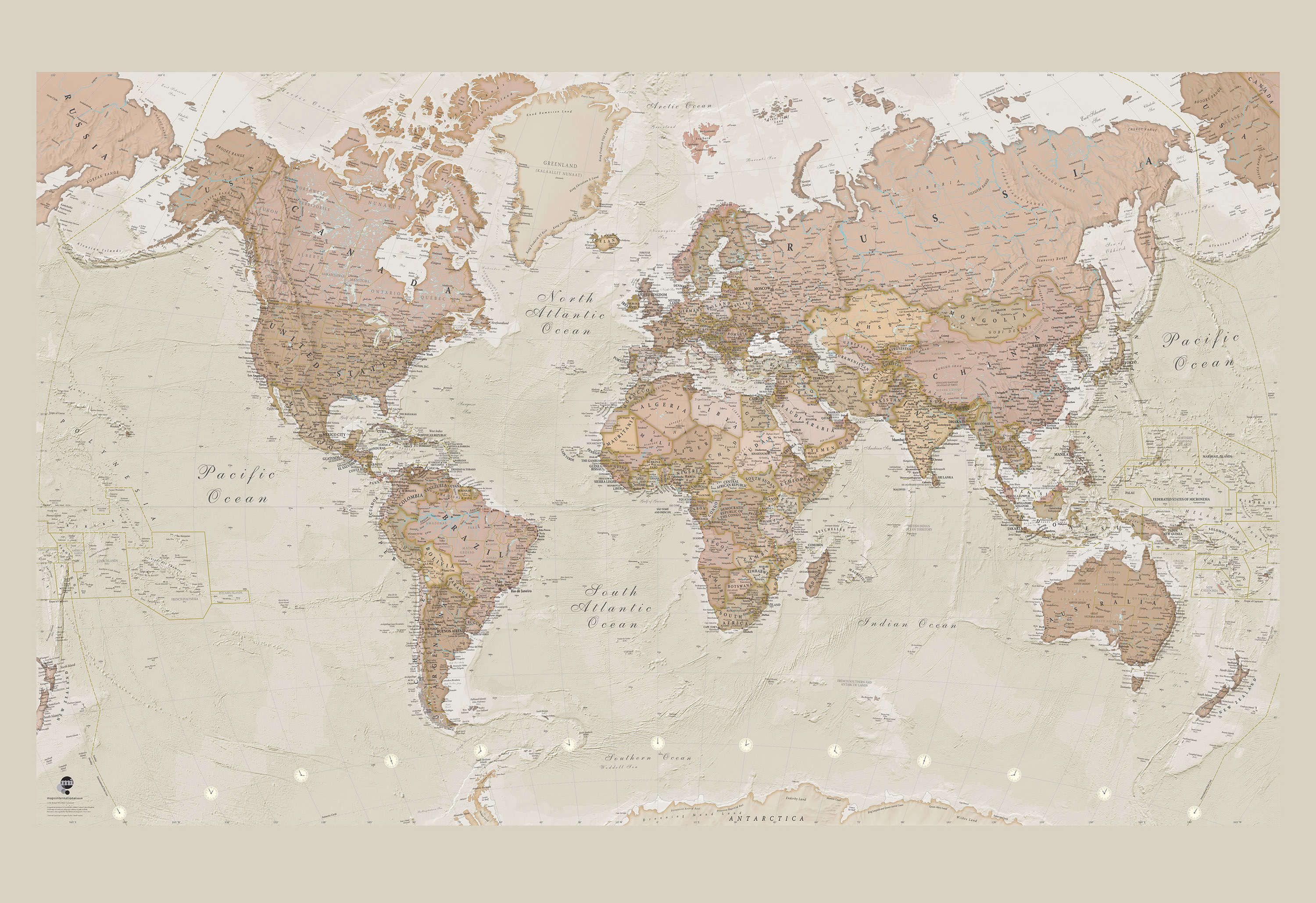 WP01549_X_WPSAM - Antique World Map Wallpaper