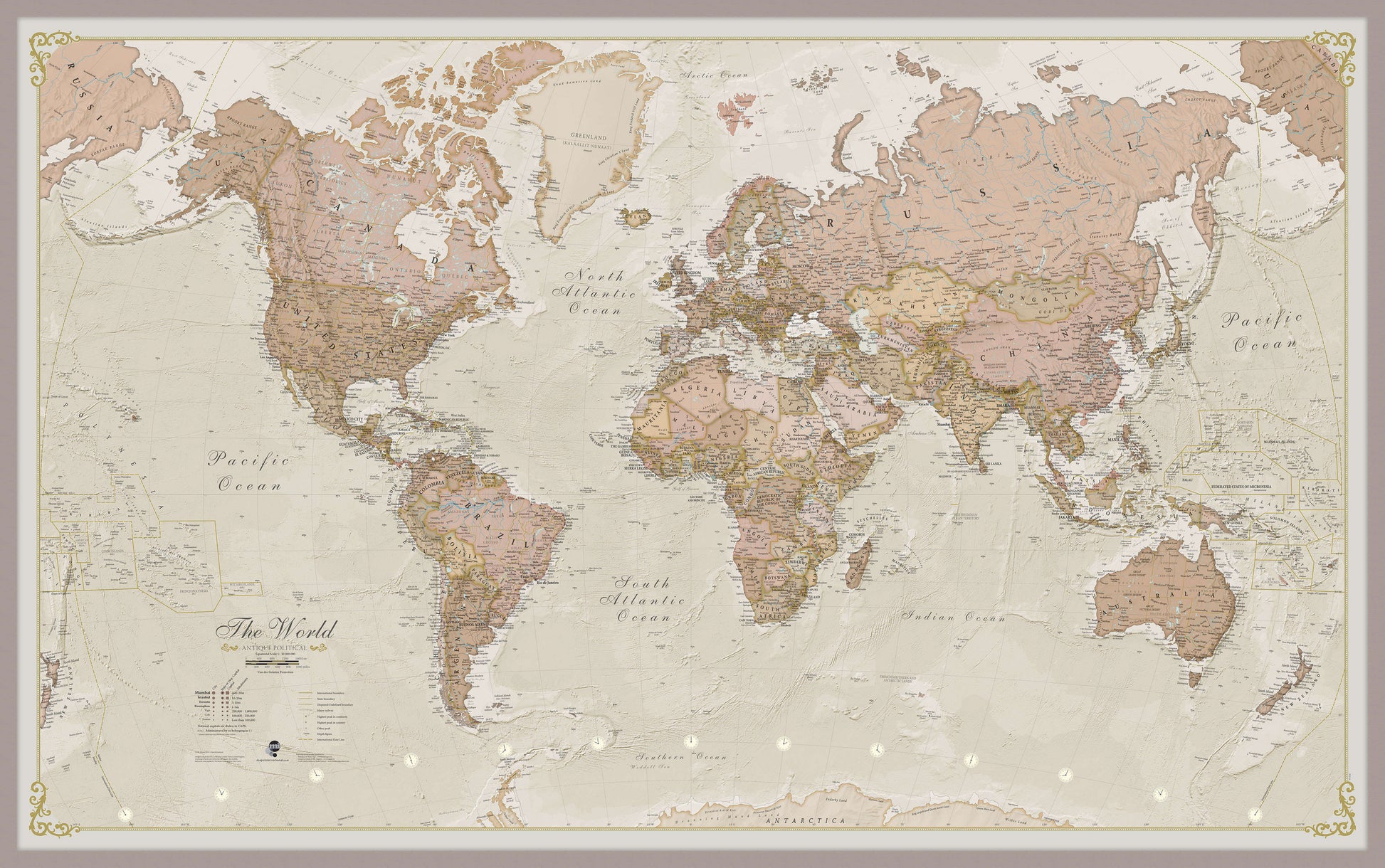 WM01164_L_LBDAL - Vintage Map of the World