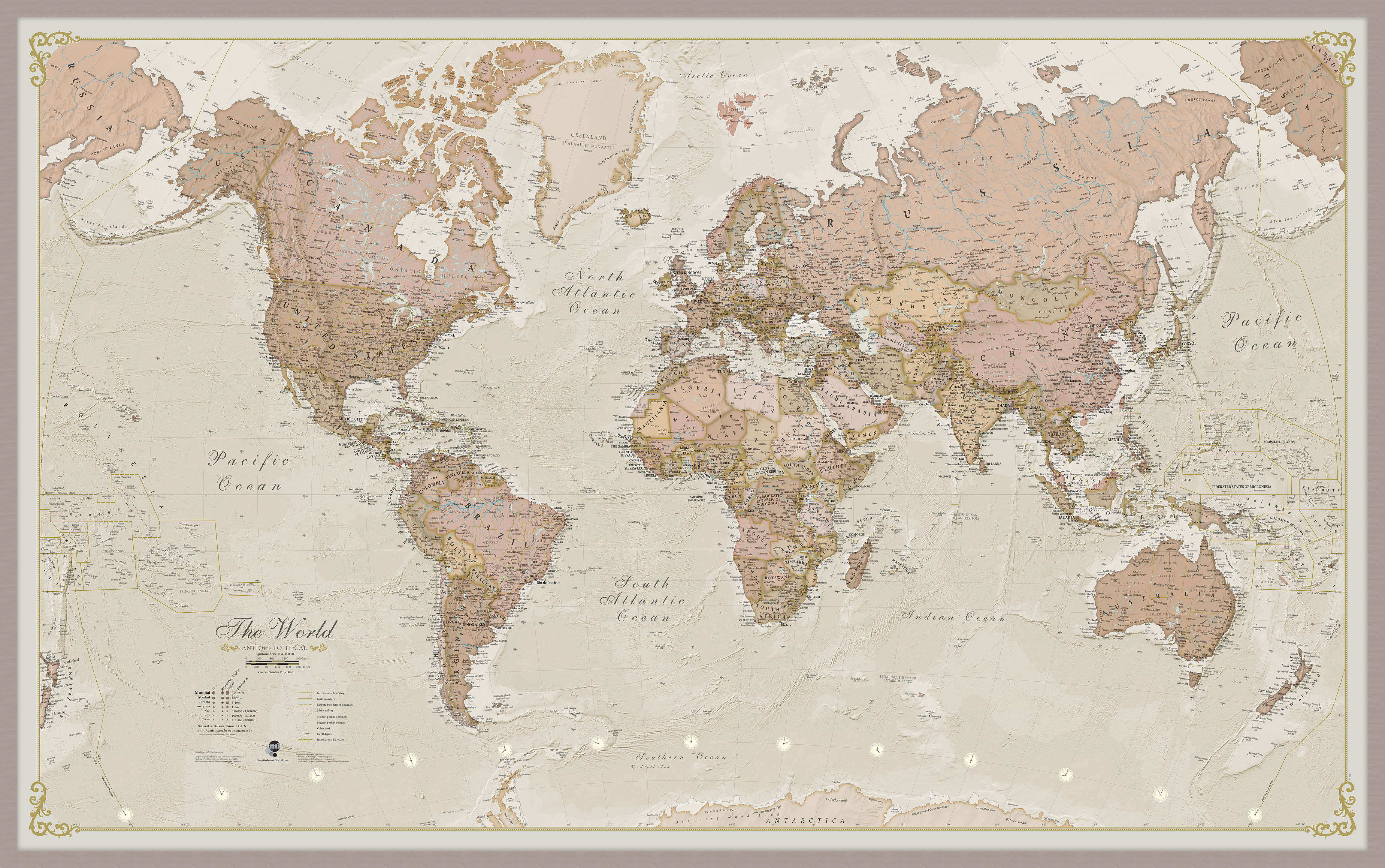 WM01164_L_LBDAL - Vintage Map of the World