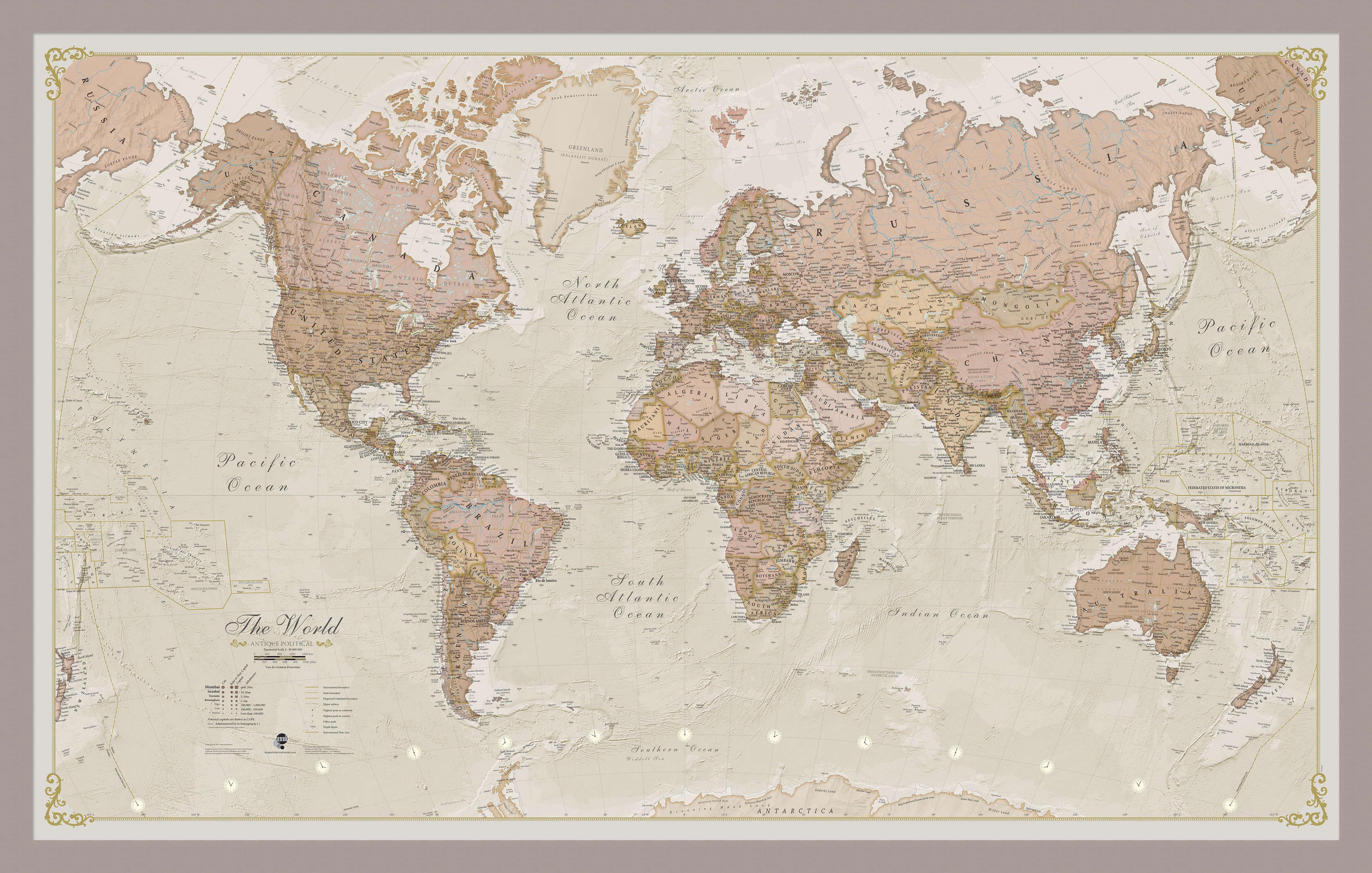 WM01164_S_PINAL - Vintage Map of the World