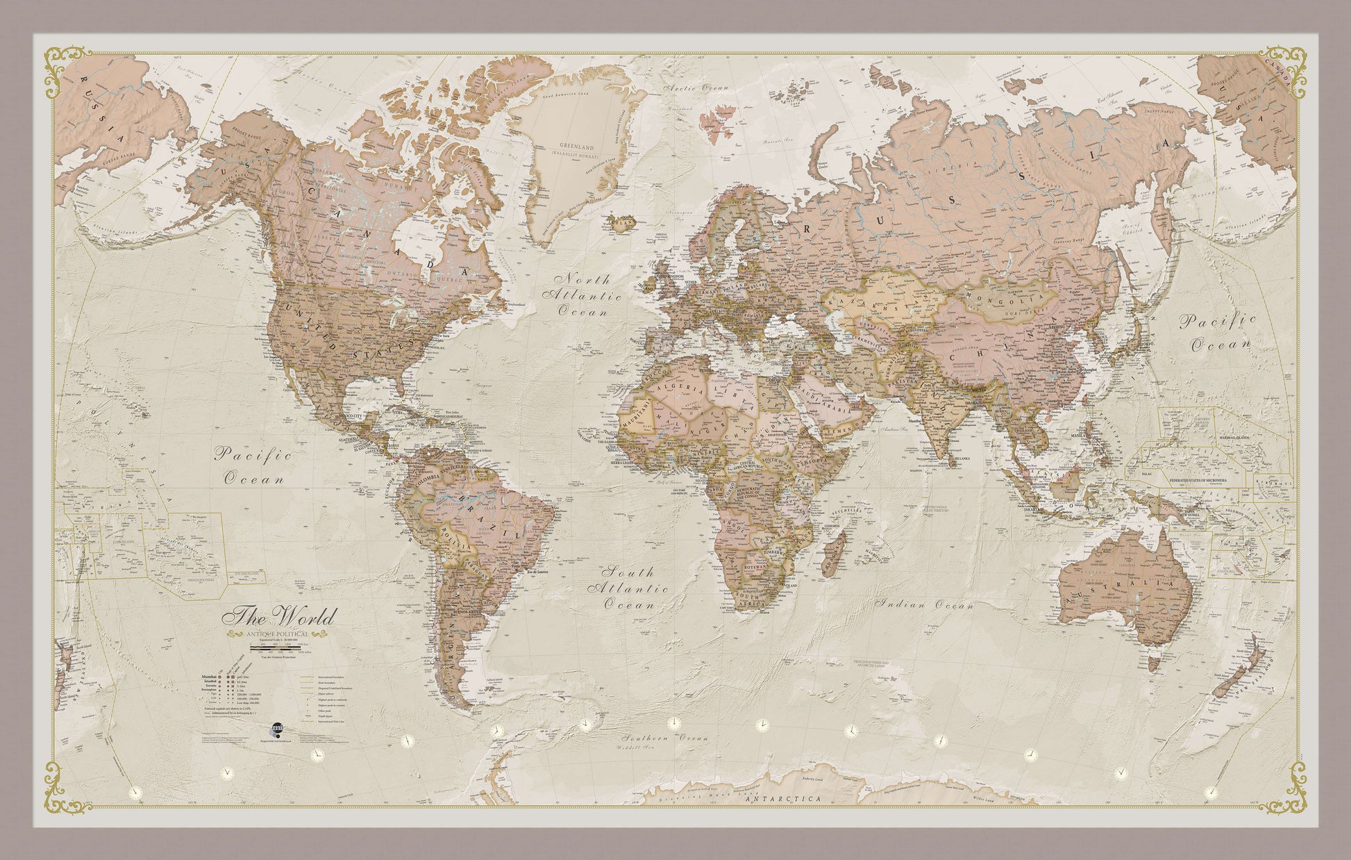 WM01164_S_MGFAL - Vintage Map of the World