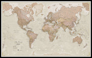 WM01164_H_LBDBL - Vintage Map of the World