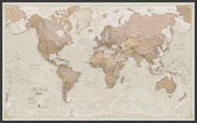 WM01164_L_WDBLA - Vintage Map of the World