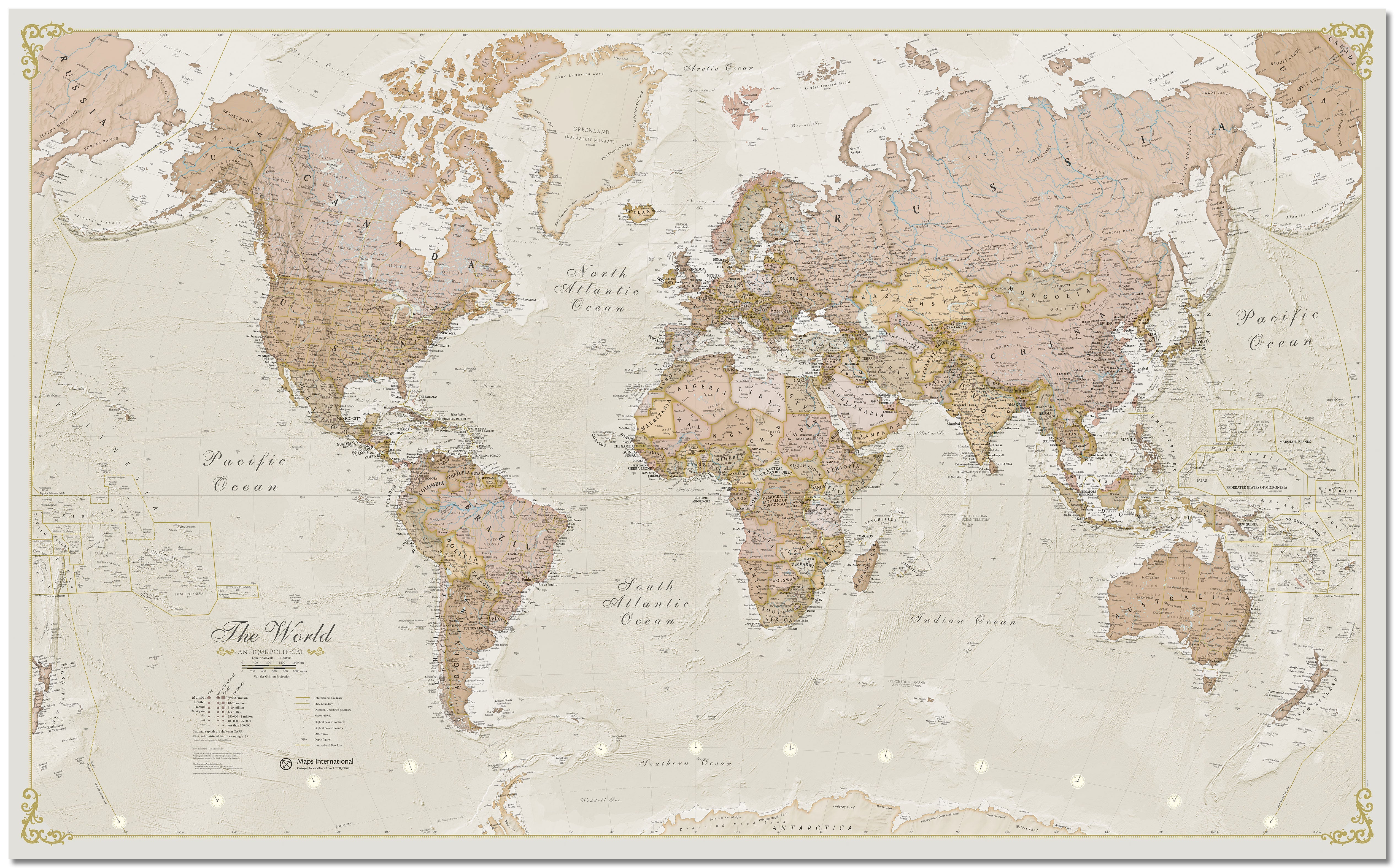 WM01164_L_LMBRD - Vintage Map of the World