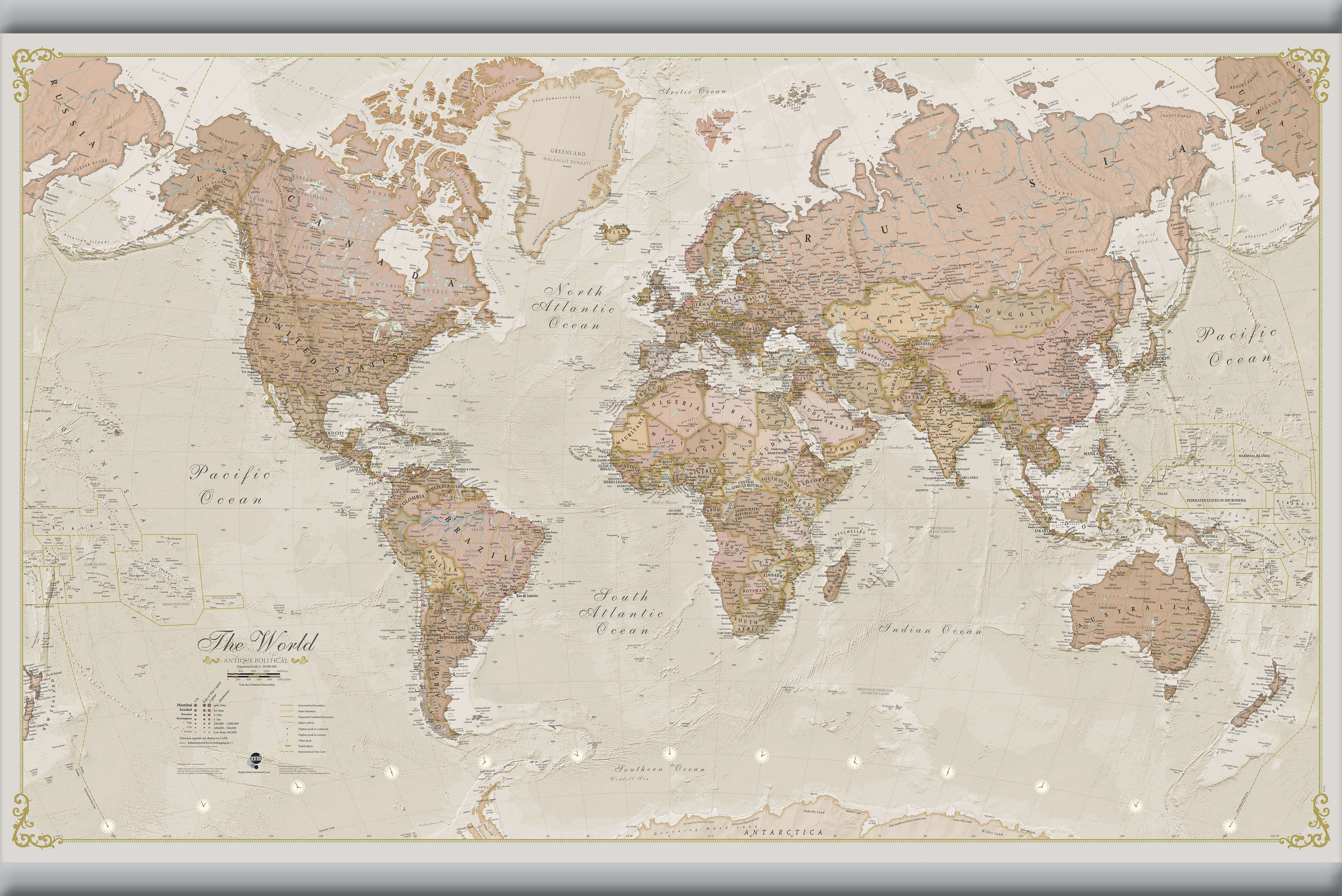 WM01164_M_CANHB - Vintage Map of the World