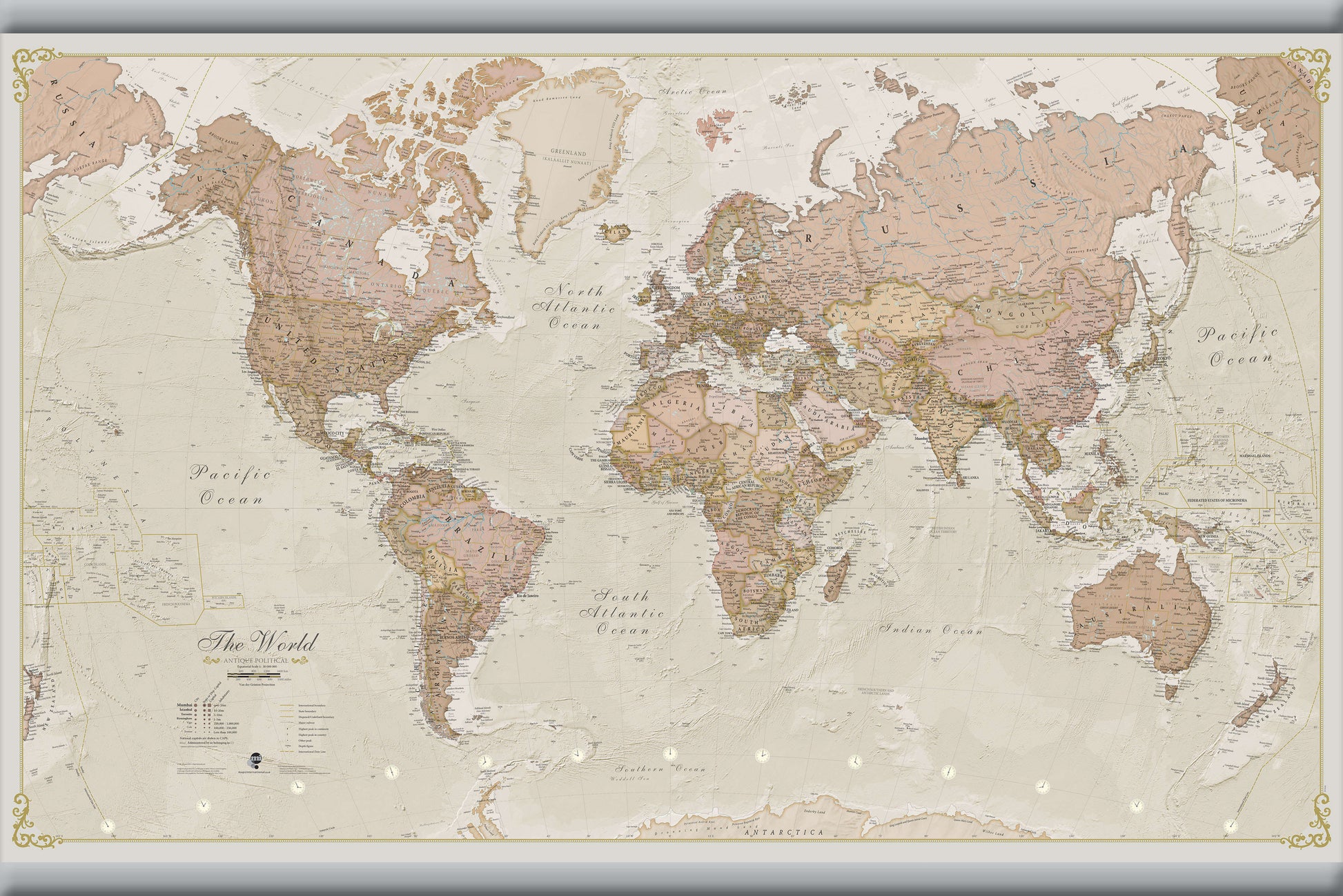 WM01164_S_LAMHB - Vintage Map of the World