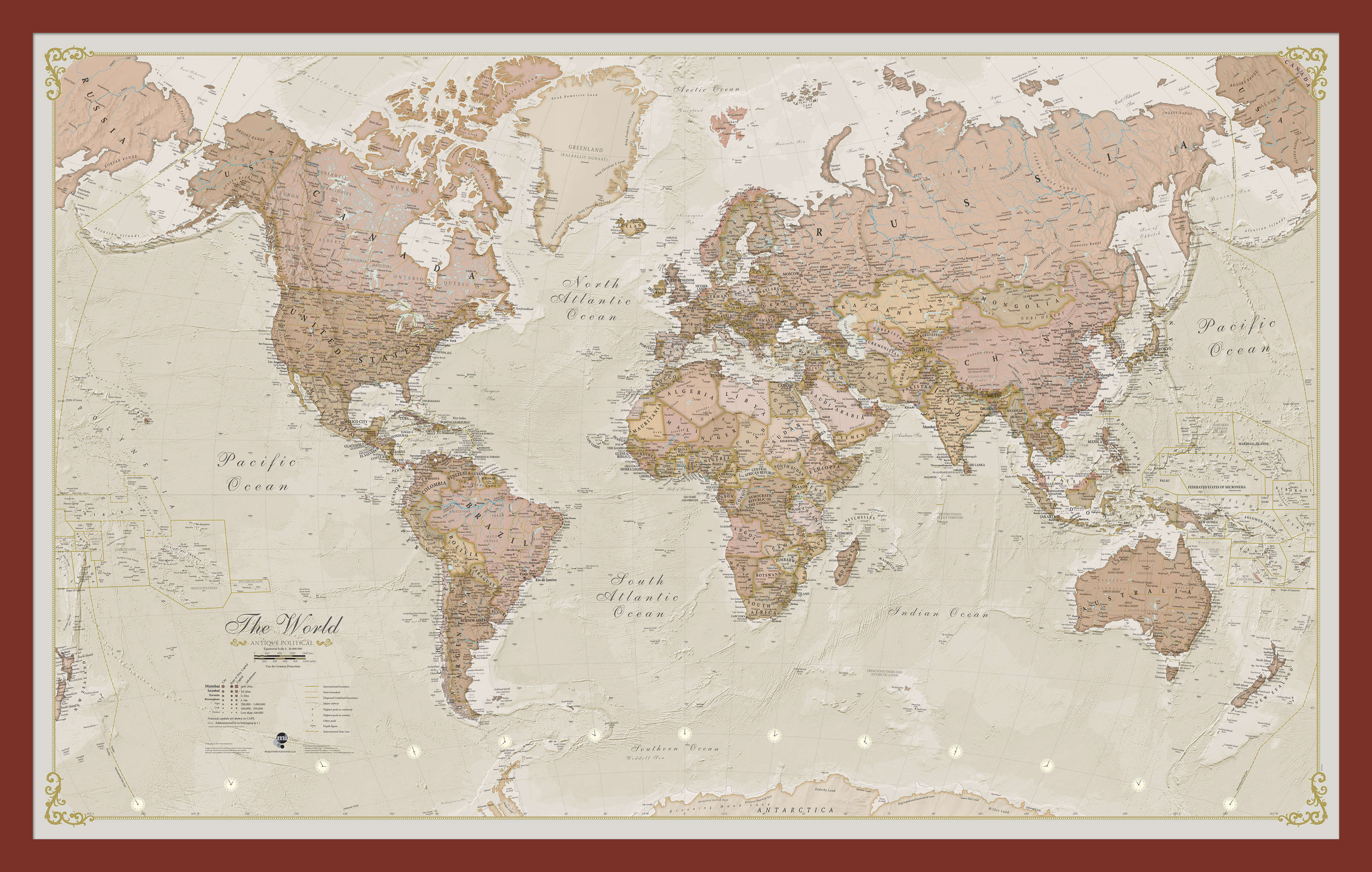 WM01164_S_PINOK - Vintage Map of the World