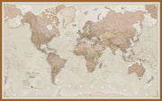 WM01164_L_WDTEA - Vintage Map of the World