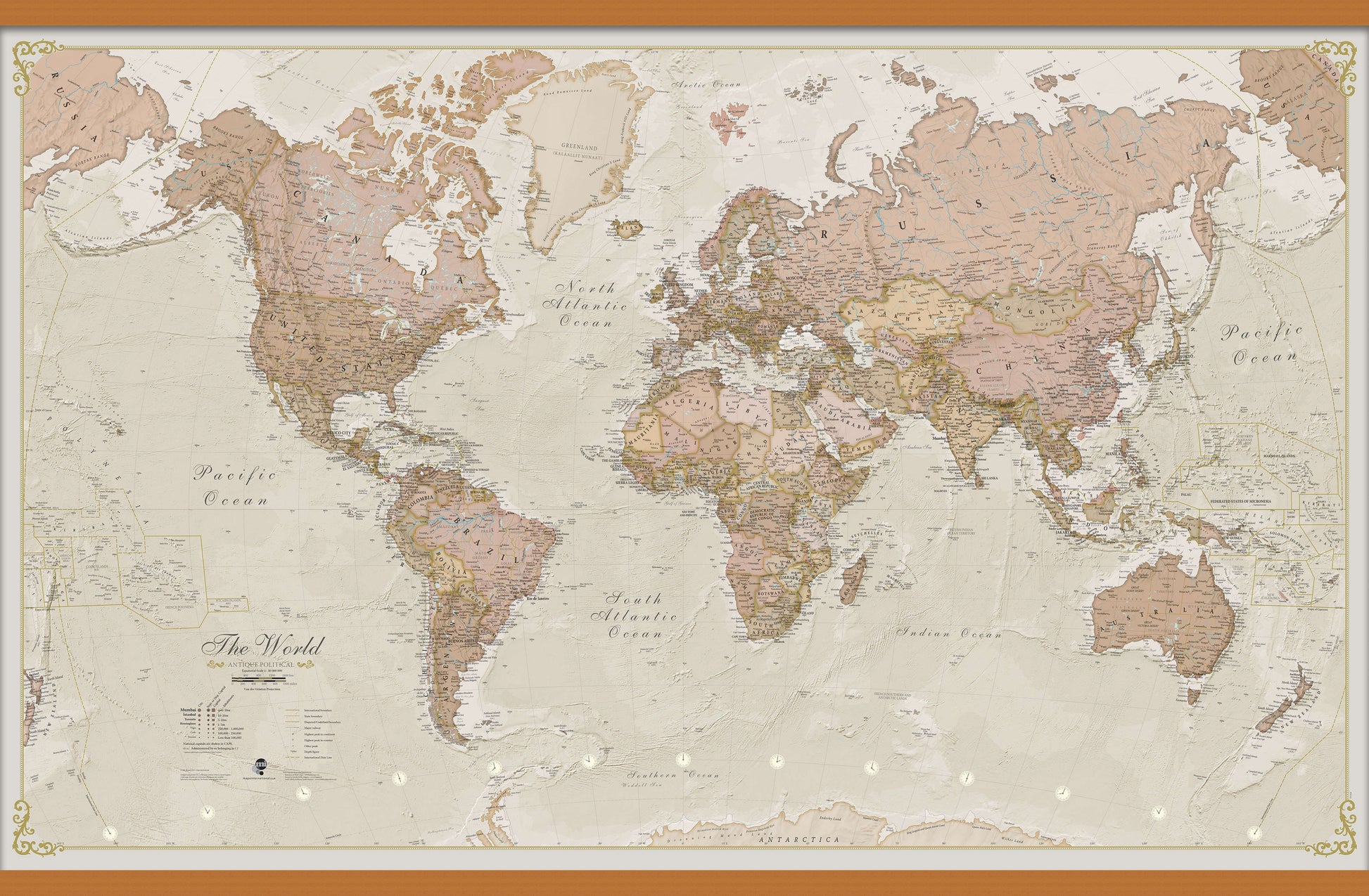 WM01164_L_LWDHB - Vintage Map of the World