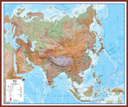 CT00407_H_LBDOK - Asia Wall Map Physical