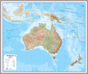 CT00408_L_LBDAL - Australasia Wall Map Physical