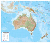 CT00408_L_LMBRD - Australasia Wall Map Physical