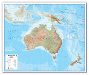 CT00408_L_CANVA - Australasia Wall Map Physical