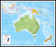 CT00017_L_LBDBL - Australasia Wall Map Political