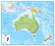 CT00017_L_LMBRD - Australasia Wall Map Political