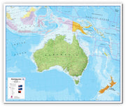 CT00017_L_CANVA - Australasia Wall Map Political