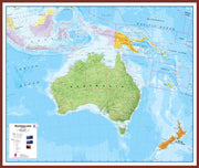 CT00017_H_LBDOK - Australasia Wall Map Political