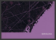 LS01559_3_WDBLA - Barcelona City Street Map Print Mauve