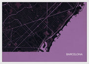 LS01559_3_WDWHI - Barcelona City Street Map Print Mauve