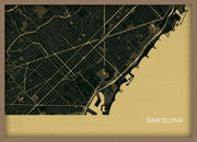 LS01568_3_WDOAK - Barcelona City Street Map Print Straw