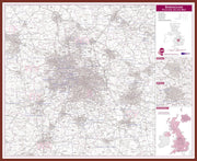 UK00761_L_LBDOK - Birmingham Postcode Sector Map