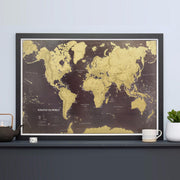 WM01628_M_BWBLA - Scratch the World® black edition map print