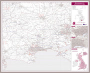 UK00763_L_LBDAL - Bournemouth Postcode Sector Map